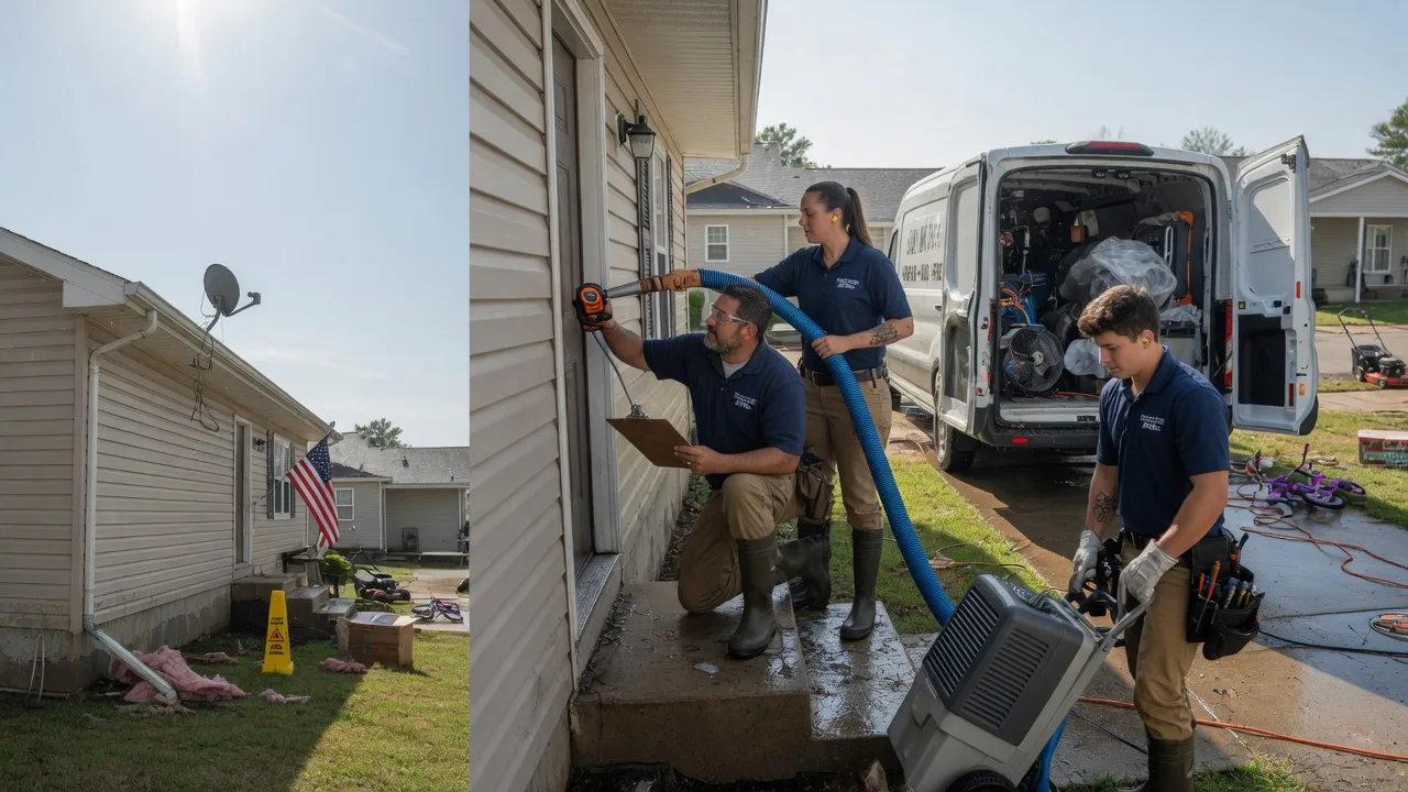 Ceiling Water Damage Restoration in Shell Lake, WI near me